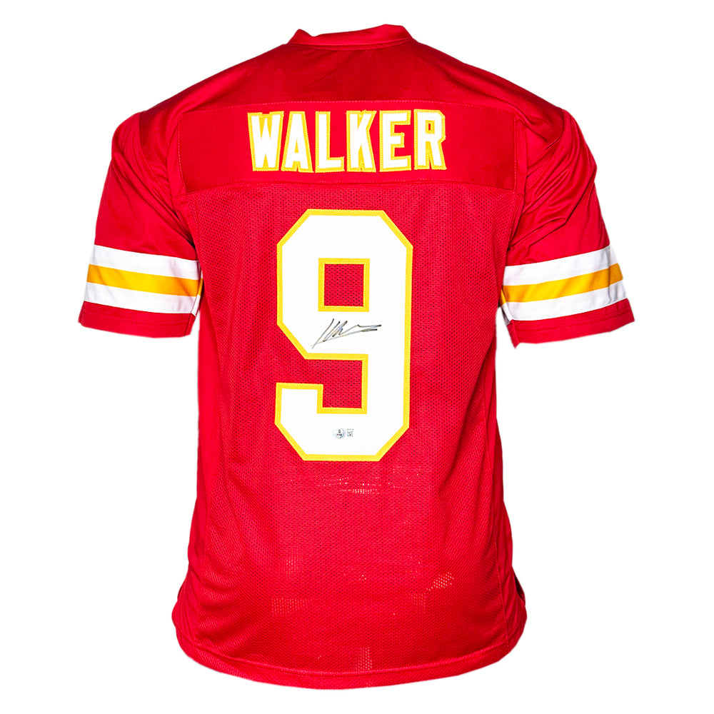 Kenneth Walker III Signed Kansas City Red Football Jersey (Beckett)