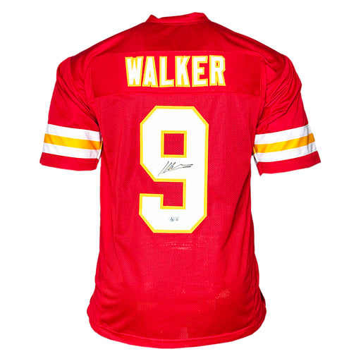 Kenneth Walker III Signed Kansas City Red Football Jersey (Beckett)