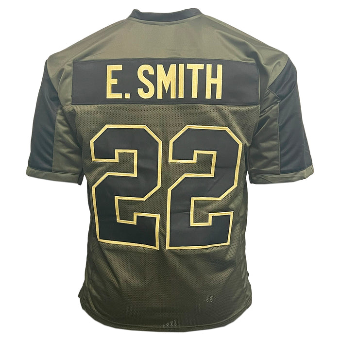 Emmitt Smith Unsigned Salute to Service Football Jersey
