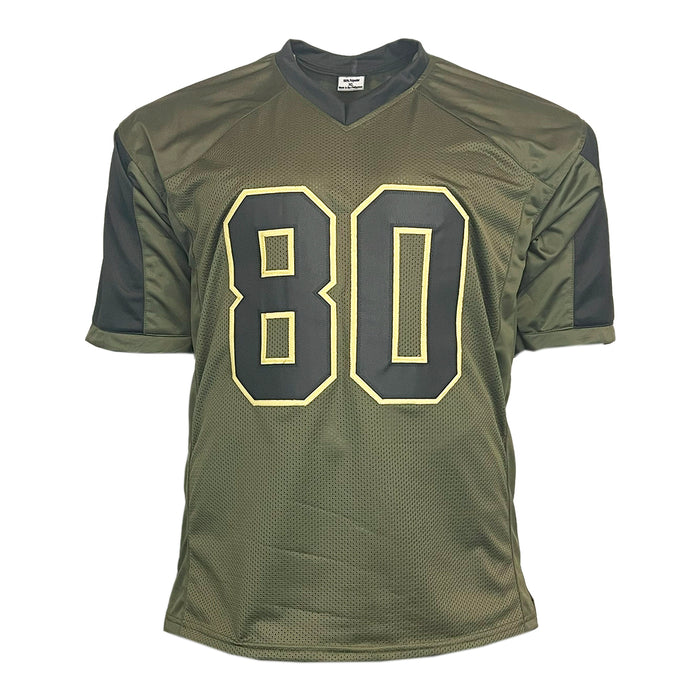 Steve Largent Unsigned Salute to Service Football Jersey