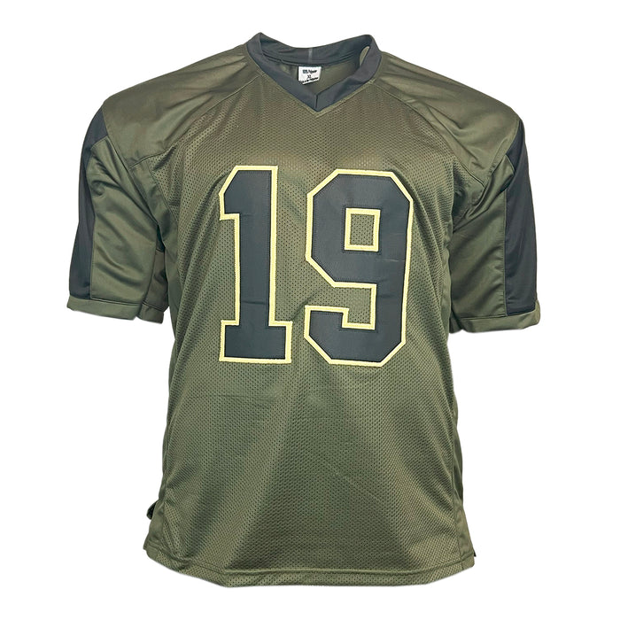 Johnny Unitas Unsigned Salute to Service Football Jersey