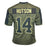 Don Hutson Unsigned Salute to Service Football Jersey