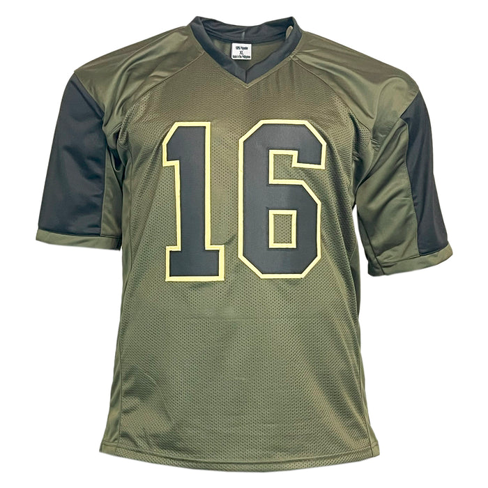 Trevor Lawrence Unsigned Salute to Service Football Jersey