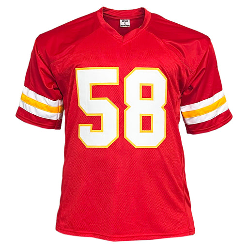 Derrick Thomas Unsigned Kansas City Red Football Jersey