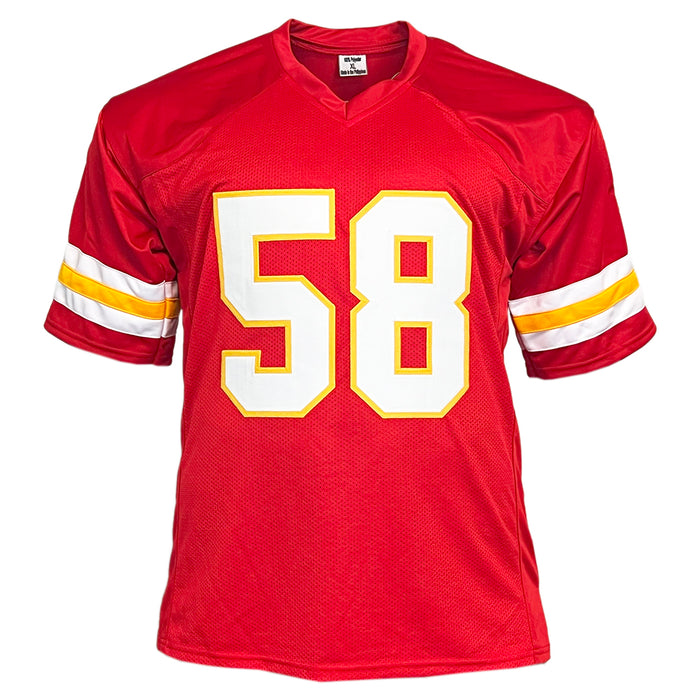 Derrick Thomas Unsigned Kansas City Red Football Jersey