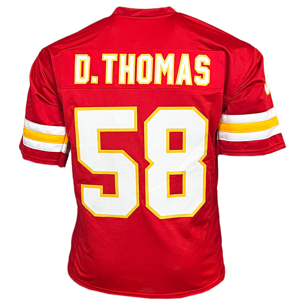 Derrick Thomas Unsigned Kansas City Red Football Jersey
