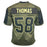 Derrick Thomas Unsigned Salute to Service Football Jersey