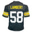 Jack Lambert Unsigned Pittsburgh Black Football Jersey