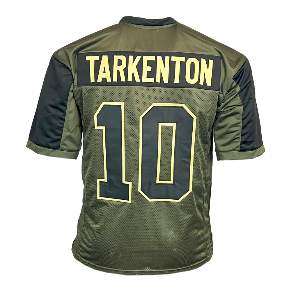Fran Tarkenton Unsigned Salute to Service Football Jersey