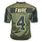 Brett Favre Unsigned Salute to Service Football Jersey