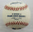 Joe McEwing Signed Auto Rawlings Baseball B162