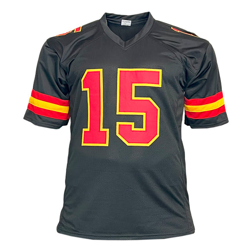 Patrick Mahomes Unsigned Kansas City Black Football Jersey