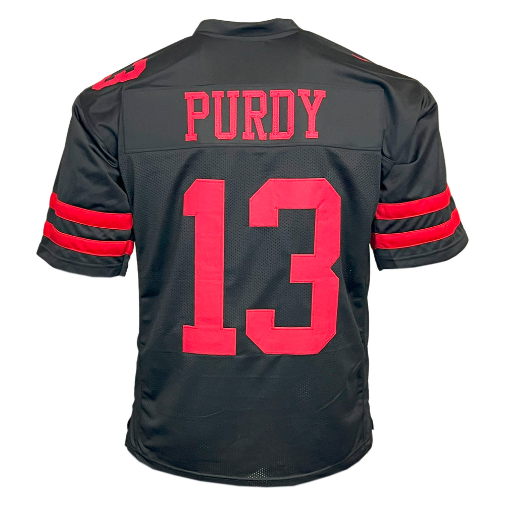 Brock Purdy Unsigned San Francisco Black Football Jersey
