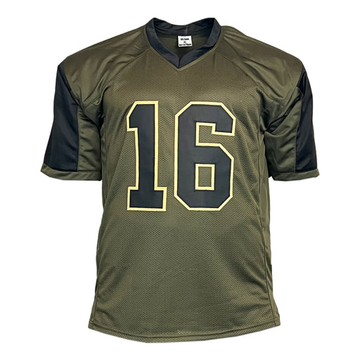 Joe Montana Unsigned Salute to Service Football Jersey