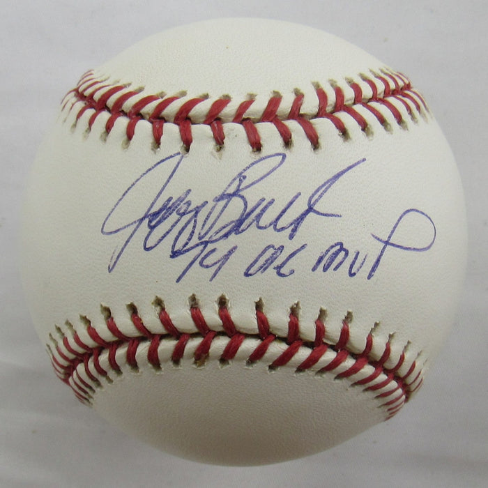 Jeff Burroughs Signed Auto Rawlings Baseball B162