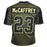 Christian McCaffrey Unsigned Salute to Service Football Jersey