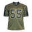 Frank Clark Unsigned Salute to Service Football Jersey