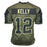 Jim Kelly Unsigned Salute to Service Football Jersey