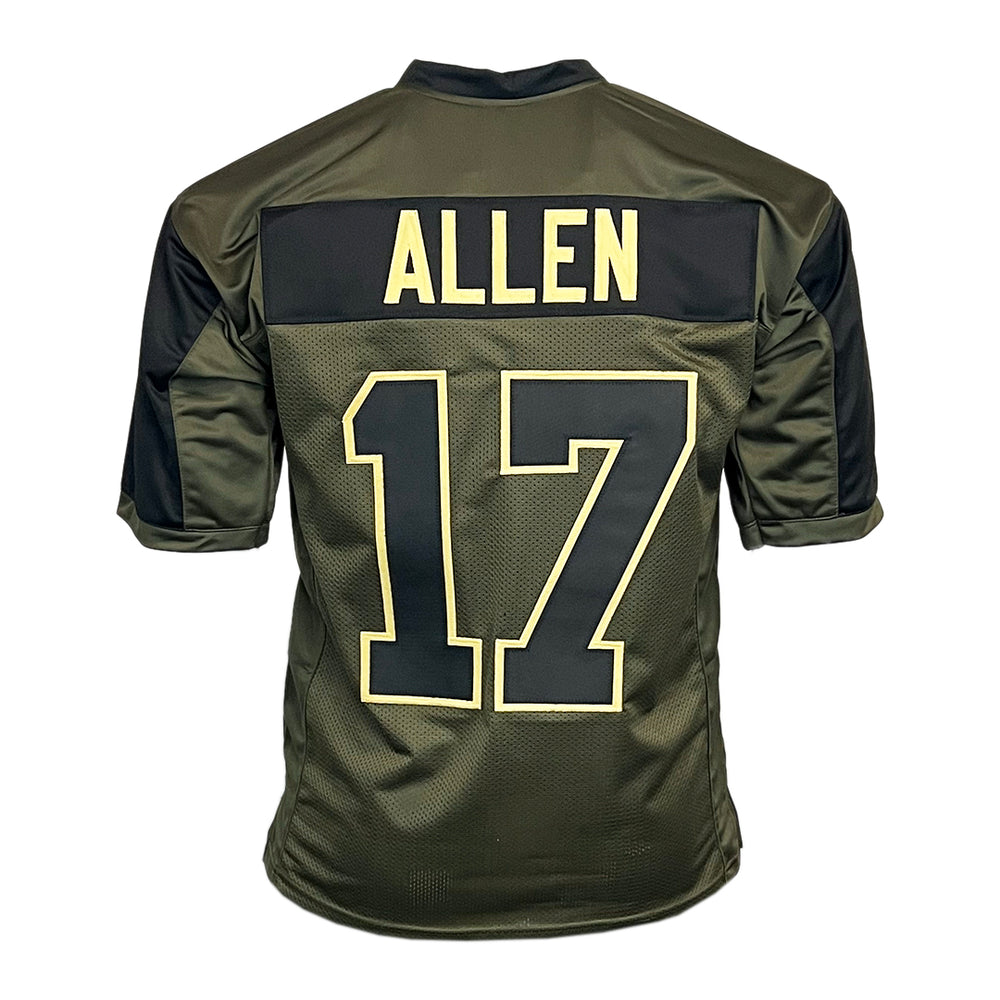 Josh Allen Unsigned Salute to Service Football Jersey