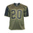 Barry Sanders Unsigned Salute to Service Football Jersey