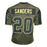 Barry Sanders Unsigned Salute to Service Football Jersey