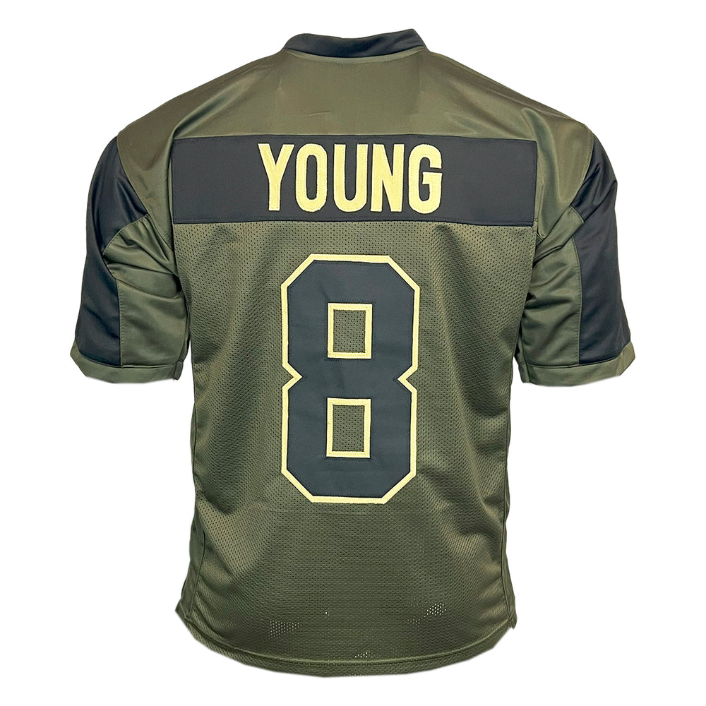 Steve Young Unsigned Salute to Service Football Jersey