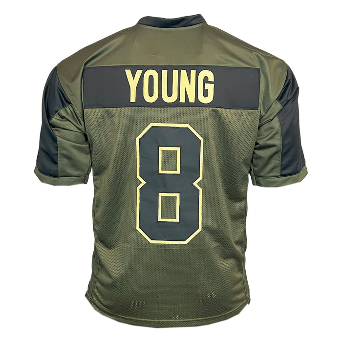Steve Young Unsigned Salute to Service Football Jersey