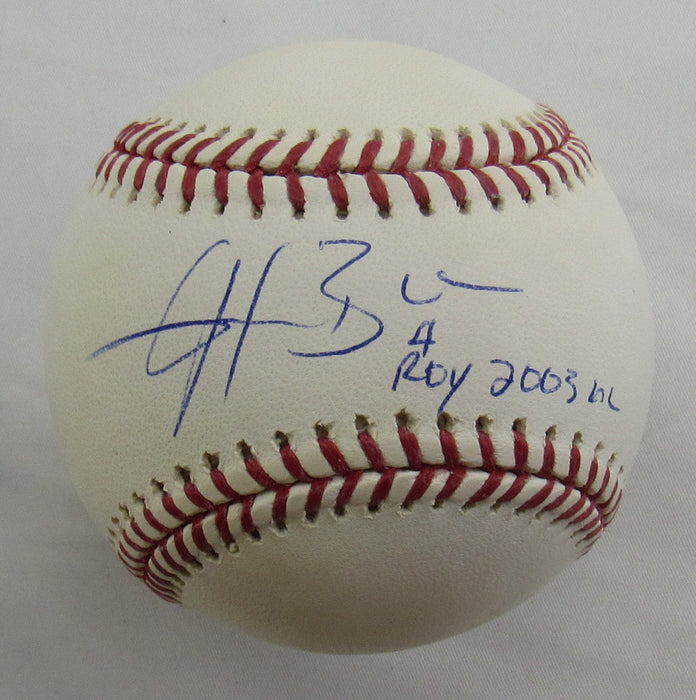 Angel Berroa Signed Auto Rawlings Baseball B166