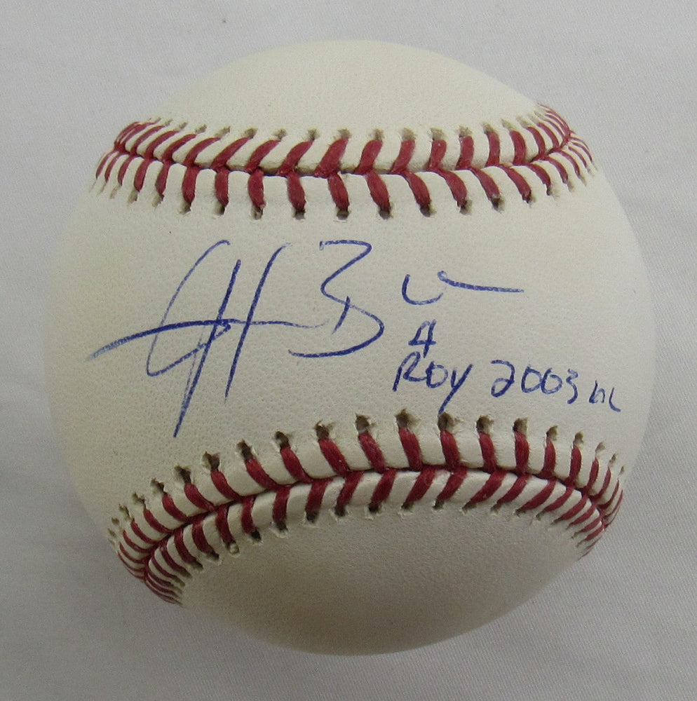 Angel Berroa Signed Auto Rawlings Baseball B166