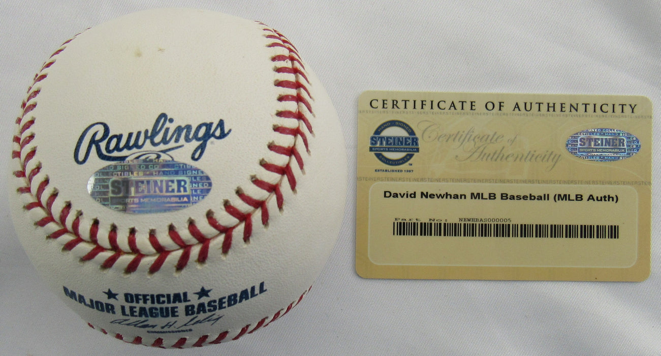 David Newhand Signed Auto Rawlings Baseball Steiner COA B167