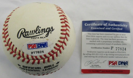 Willard Marshall Signed Auto Rawlings Baseball PSA P77824 B168