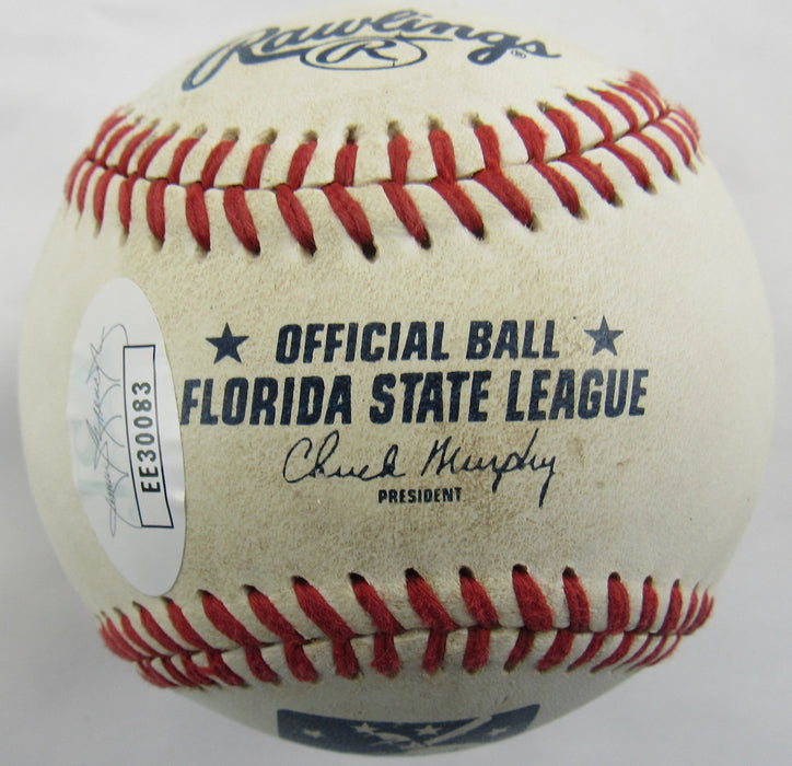 Jed Lowrie Signed Auto Rawlings Baseball JSA EE30083 B168