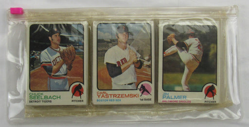1973 Topps Baseball Card Rack Pack - Carl Yastrzemski/Jim Palmer on Top - Read Notes
