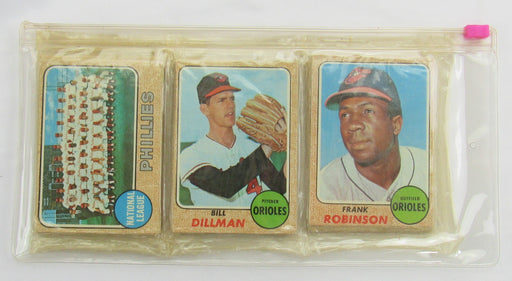 1968 Topps Baseball Card Rack Pack - Frank Robinson on Top - Read Notes