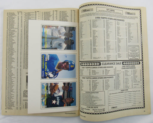 1990 Baseball Card Price Guide Magazine SCD 9/90 Sept - Ken Griffey Jr Insert