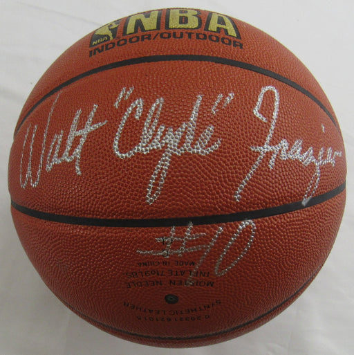Walt "Clyde" Frazier Signed Auto NBA Basketball JSA CI59533