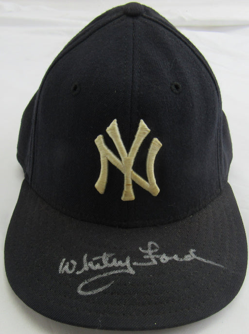 Whitey Ford Signed Yankees Auto Hat JSA CI59550