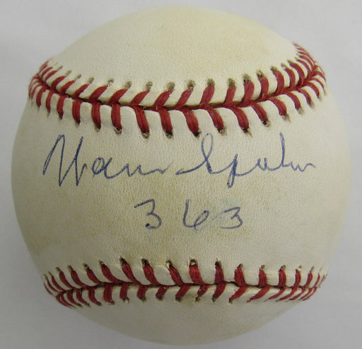 Warren Spahn Signed Auto Baseball JSA CI59493