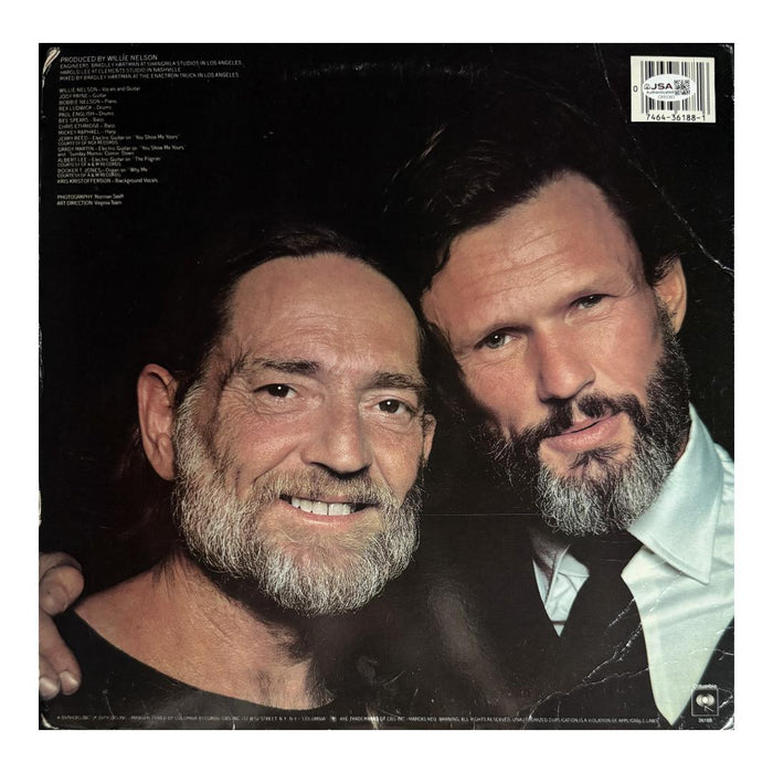 Willie Nelson Signed Willie Nelson Sings Kristofferson Vinyl Record (JSA)