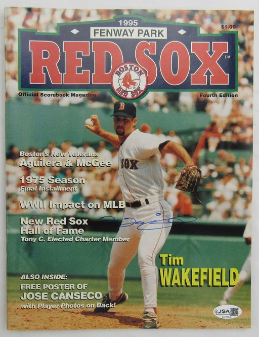 1995 Tim Wakefield Signed Magazine JSA CI59563
