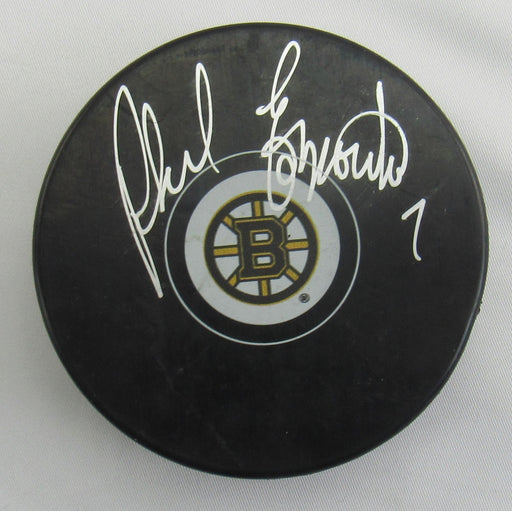 Phil Espostito Signed Auto Hockey Puck JSA WB307865