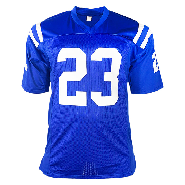 Frank Gore Signed Indianapolis Blue Football Jersey (JSA)