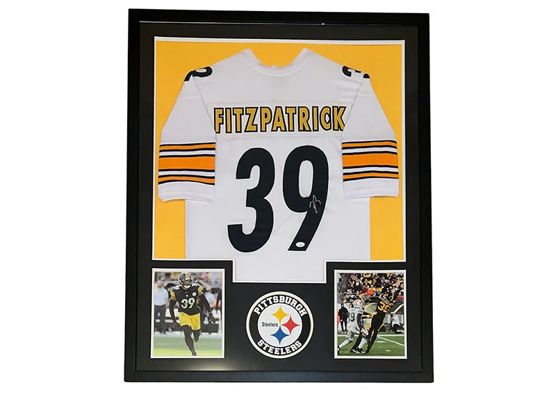 Minkah Fitzpatrick Signed Pittsburgh Framed Jersey 34x42 (JSA)