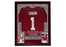 Nick Saban Signed Alabama College Framed Jersey 42x34 (JSA)