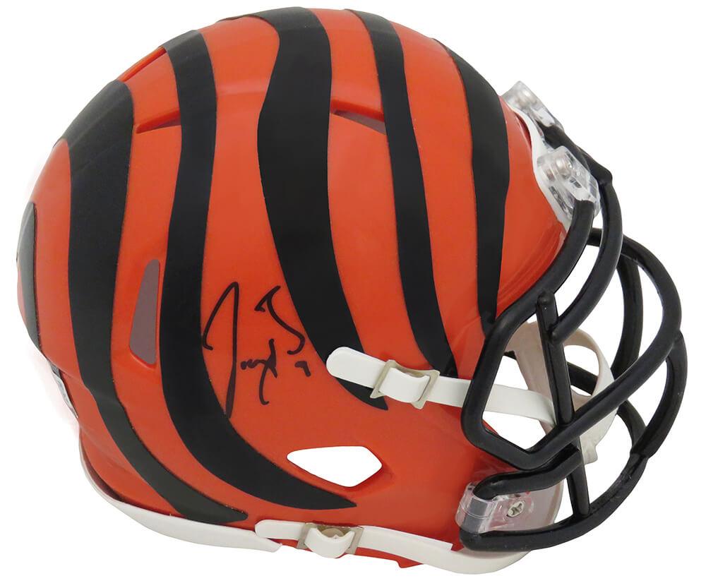 Joe Burrow Signed Cincinnati Bengals Speed Mini Football Helmet (Fanatics) - RSA
