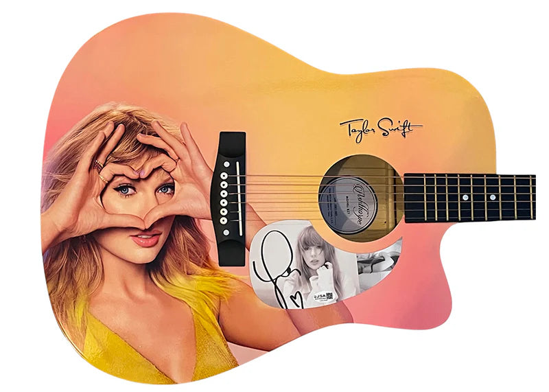 Taylor Rsa Taylor Swift Signed Acoustic Guitar - Heart Hands (JSA) — RSA