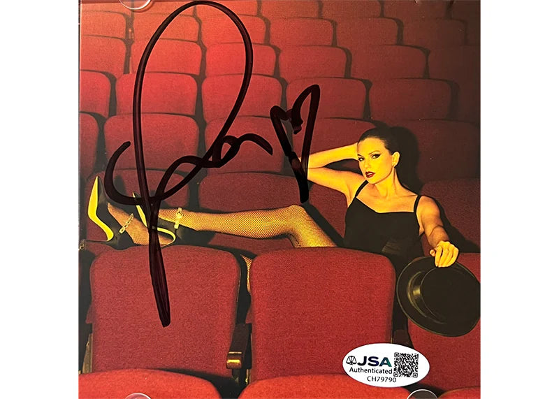 Taylor Swift Signed The Life of a Showgirl CD Insert Pose 3 (JSA)