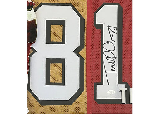 Terrell Owens Signed San Francisco 3D Light Up Framed 35x35 (JSA)