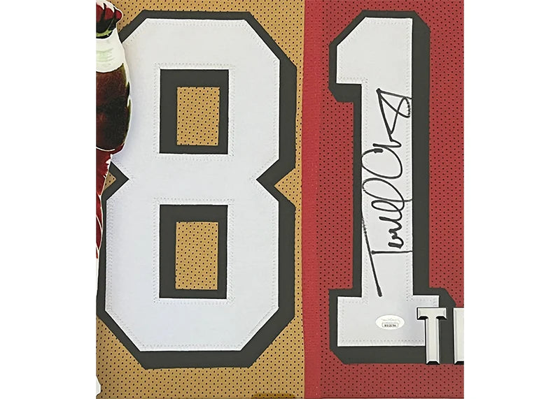 Terrell Owens Signed San Francisco 3D Light Up Framed 35x35 (JSA)