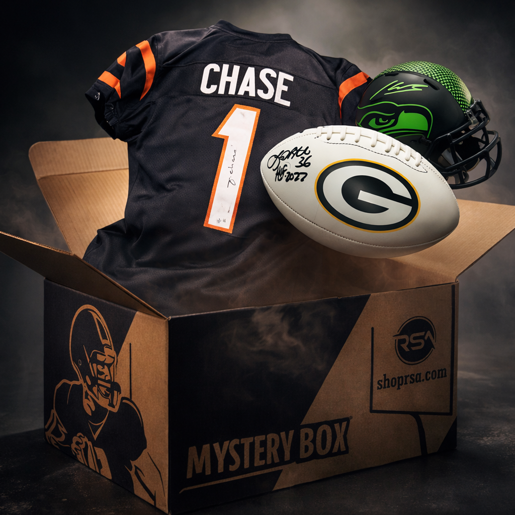 Football NFL Mystery Box Autographed Collectibles - RSA
